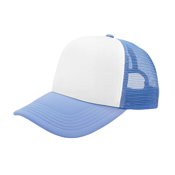 Stylish Trucker Cap made from 100% polyester foam with a mesh back, featuring a plastic adjustable snapback for a comfortable fit.