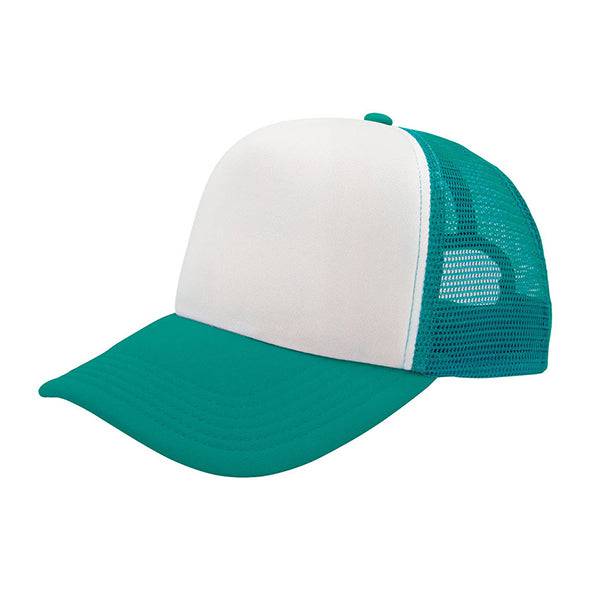 Stylish Trucker Cap made from 100% polyester foam with a mesh back, featuring a plastic adjustable snapback for a comfortable fit.