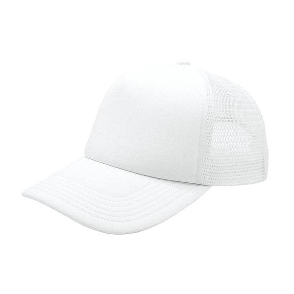 Stylish Trucker Cap made from 100% polyester foam with a mesh back, featuring a plastic adjustable snapback for a comfortable fit.