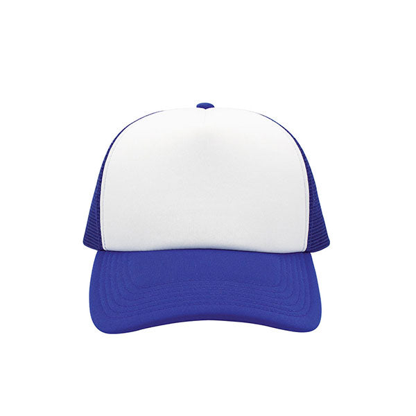 Stylish Trucker Cap made from 100% polyester foam with a mesh back, featuring a plastic adjustable snapback for a comfortable fit.