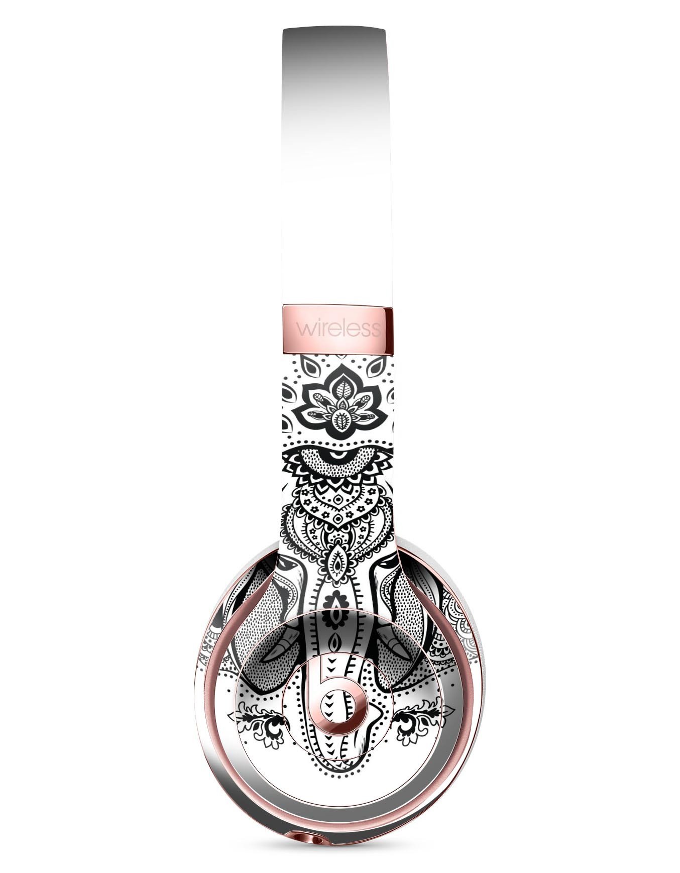 Vector Sacred Elephant Full-Body Skin Kit for Beats by Dre Solo 3, showcasing vibrant elephant design on premium vinyl.