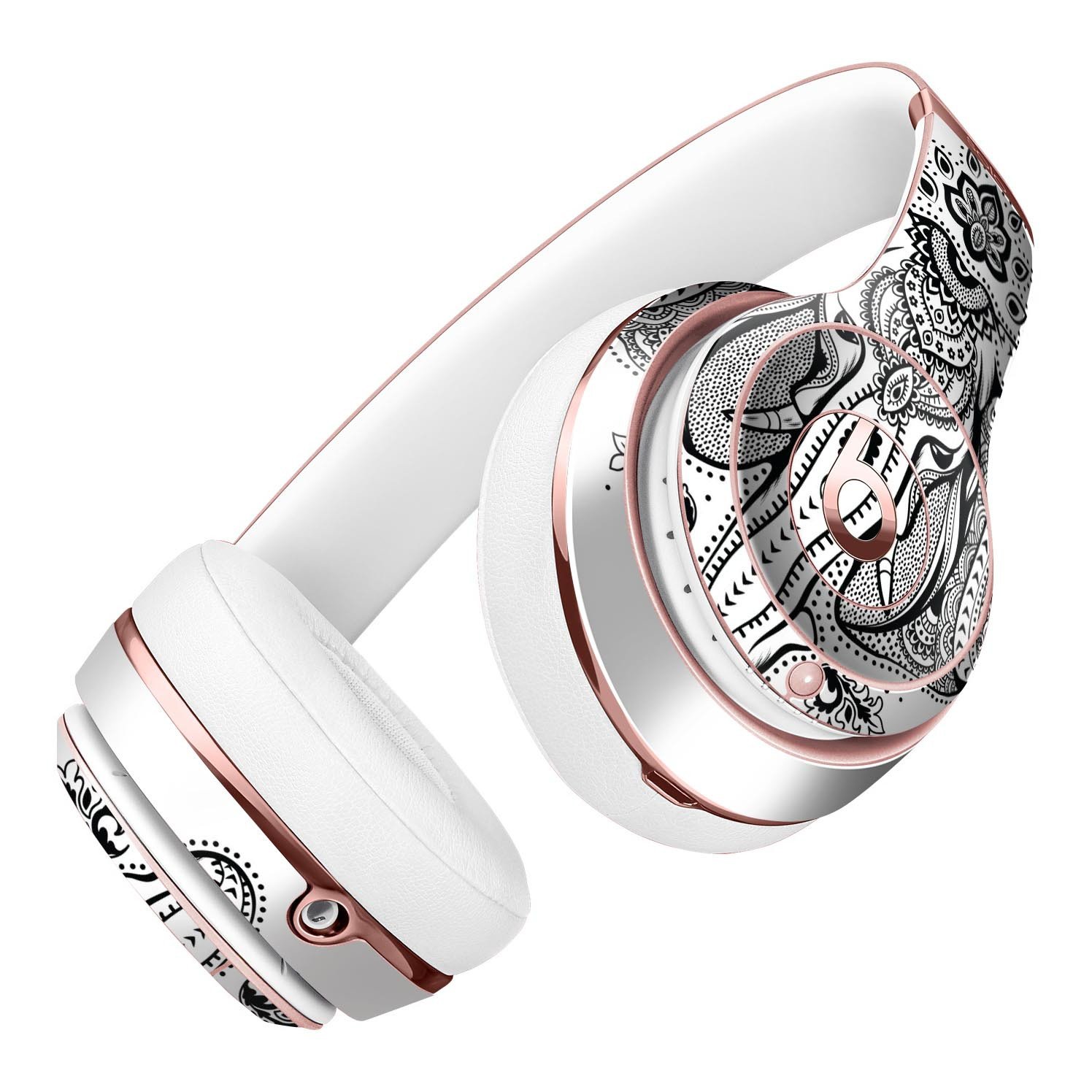 Vector Sacred Elephant Full-Body Skin Kit for Beats by Dre Solo 3, showcasing vibrant elephant design on premium vinyl.