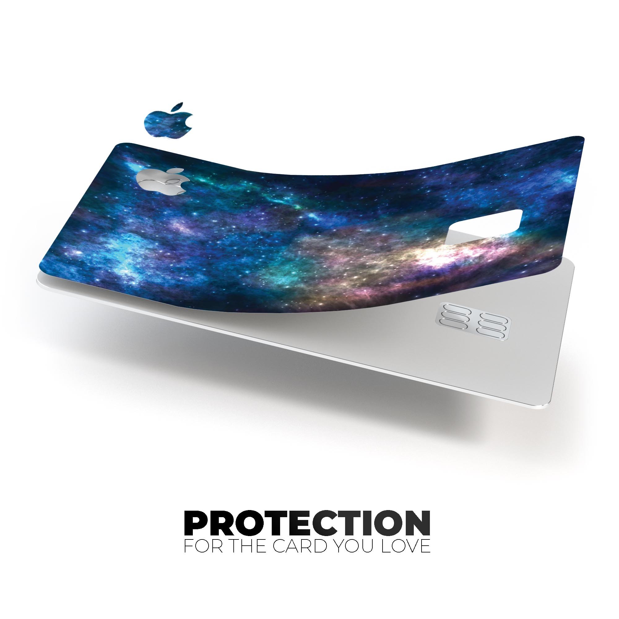 Vector Space V2 Premium Protective Decal Skin-Kit for Apple Card, showcasing its sleek design and high-quality finish.