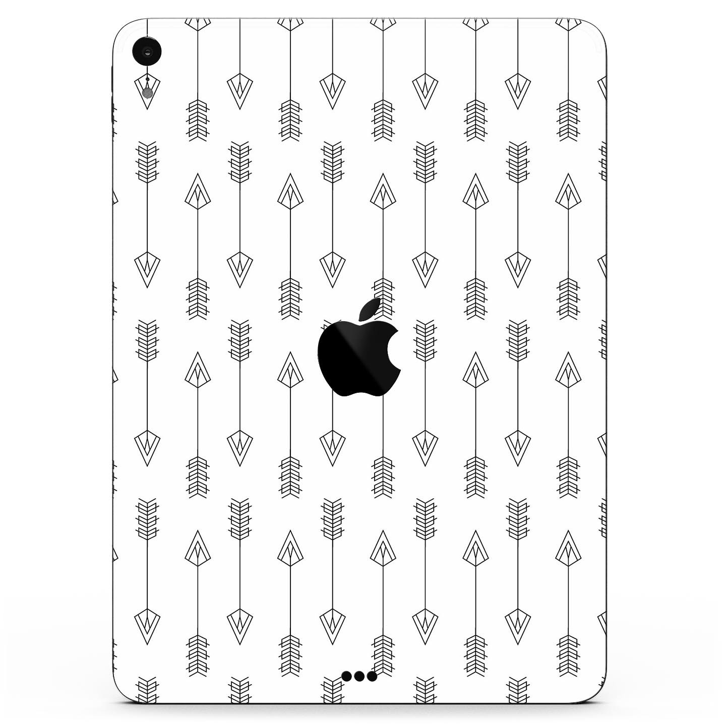 Vertical Ascending Arrows skin decal for Apple iPad, showcasing its sleek design and premium 3M material.