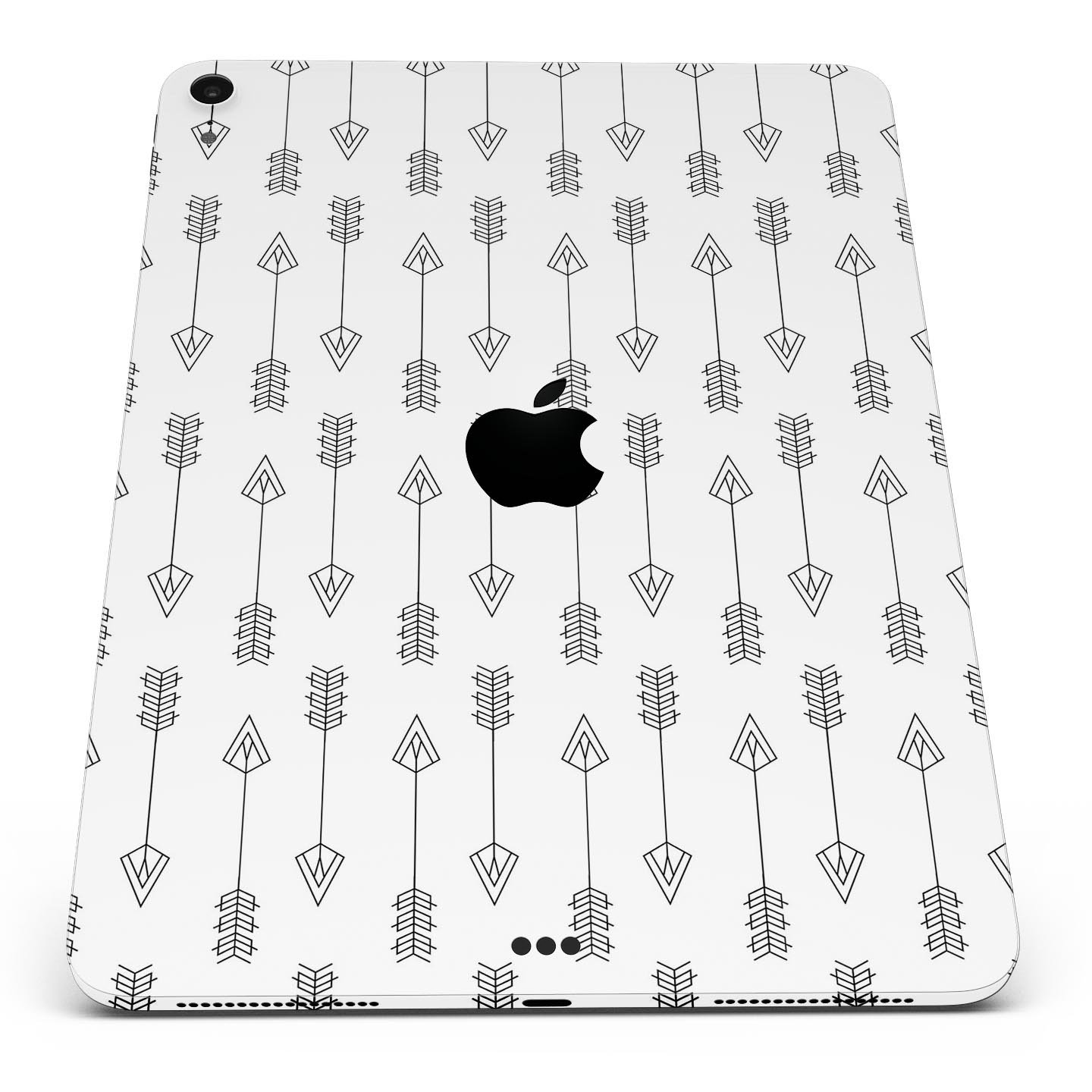 Vertical Ascending Arrows skin decal for Apple iPad, showcasing its sleek design and premium 3M material.