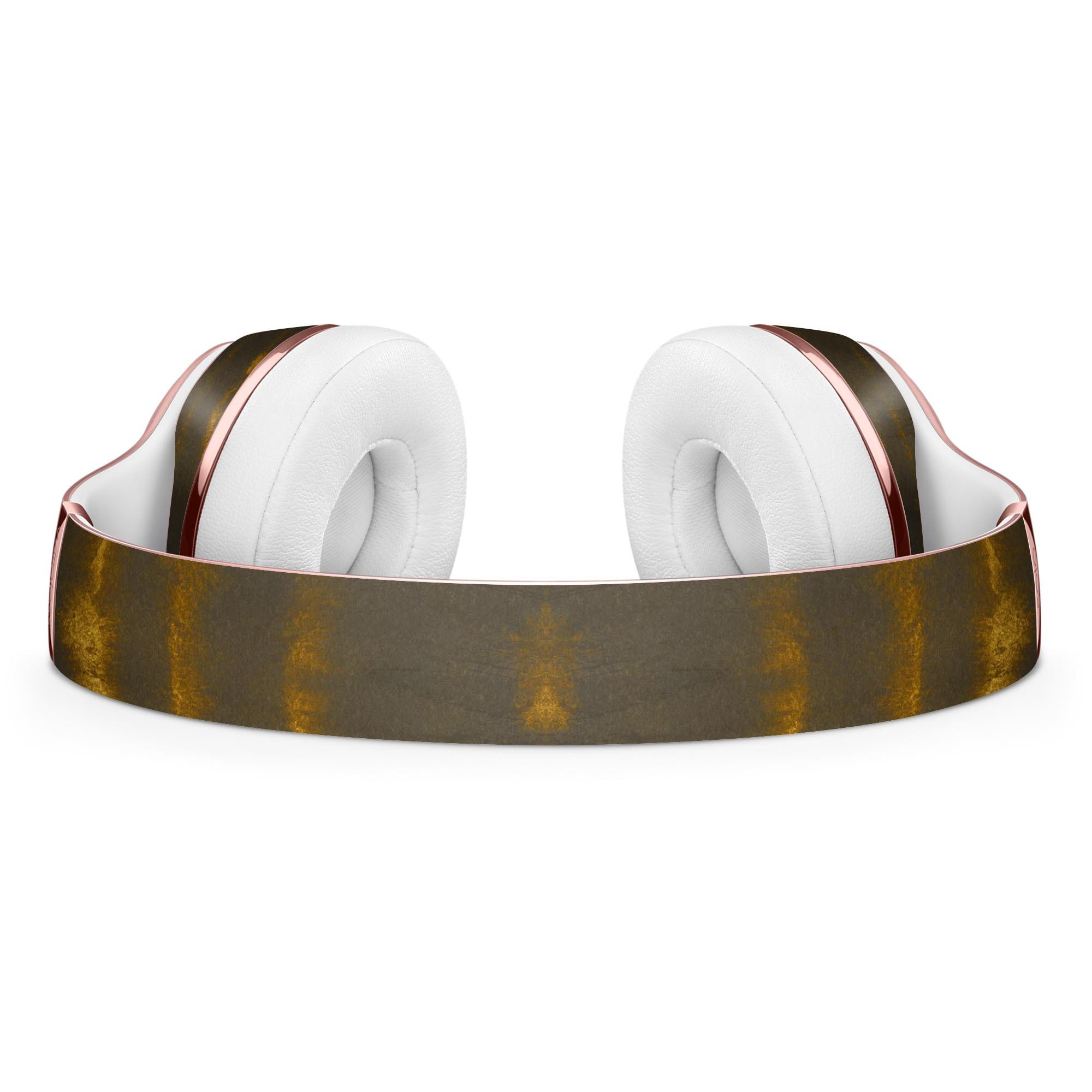 Verticle Golden Wire Full-Body Skin Kit for Beats by Dre Solo 3, showcasing a stylish design and premium vinyl material.