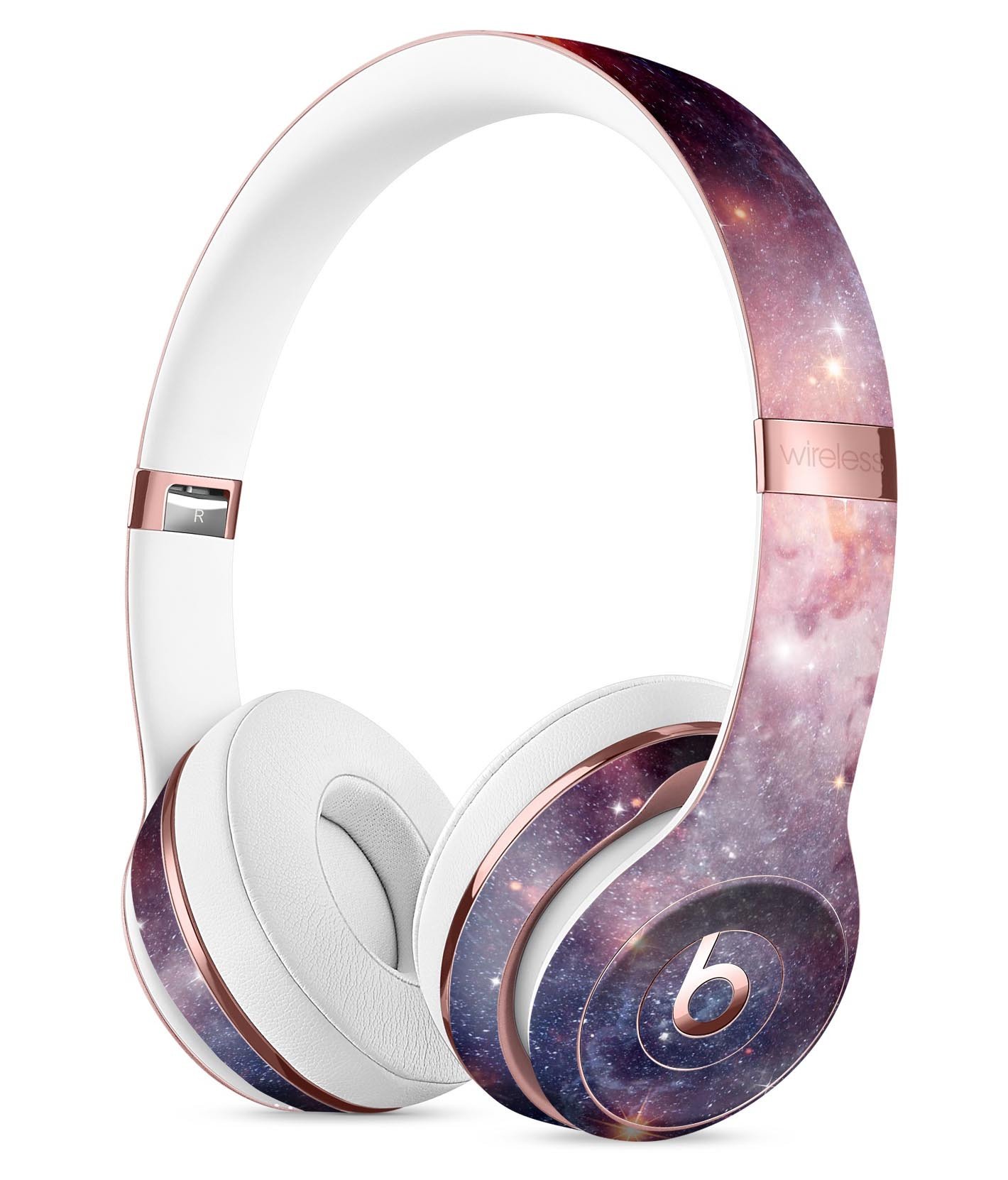 Vibrant Space Full-Body Skin Kit for Beats by Dre Solo 3 Wireless, showcasing colorful design and precise fit.