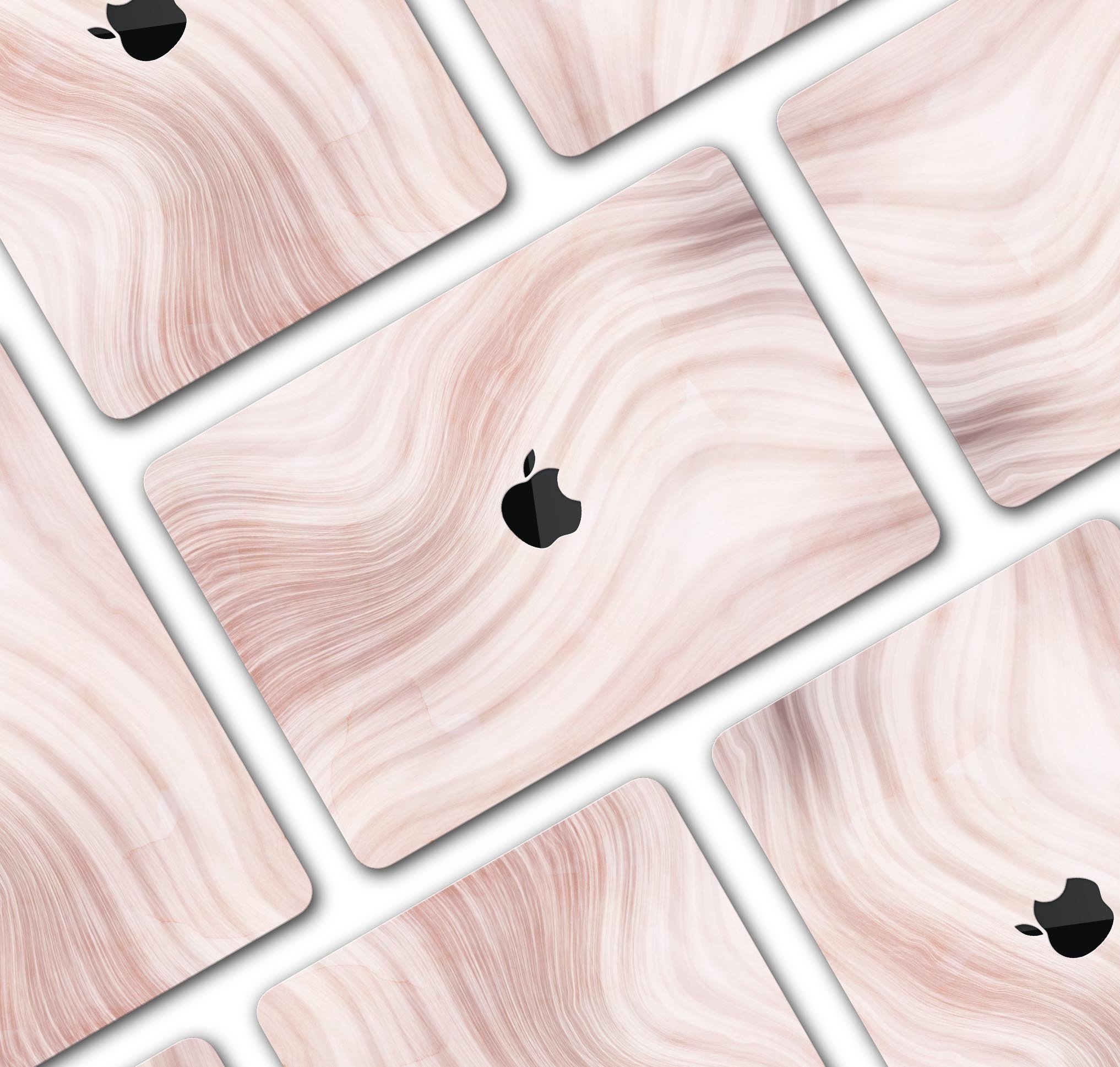 Vivid Agate Vein Slice Skin Decal Wrap Kit for MacBook, showcasing vibrant colors and a sleek design.