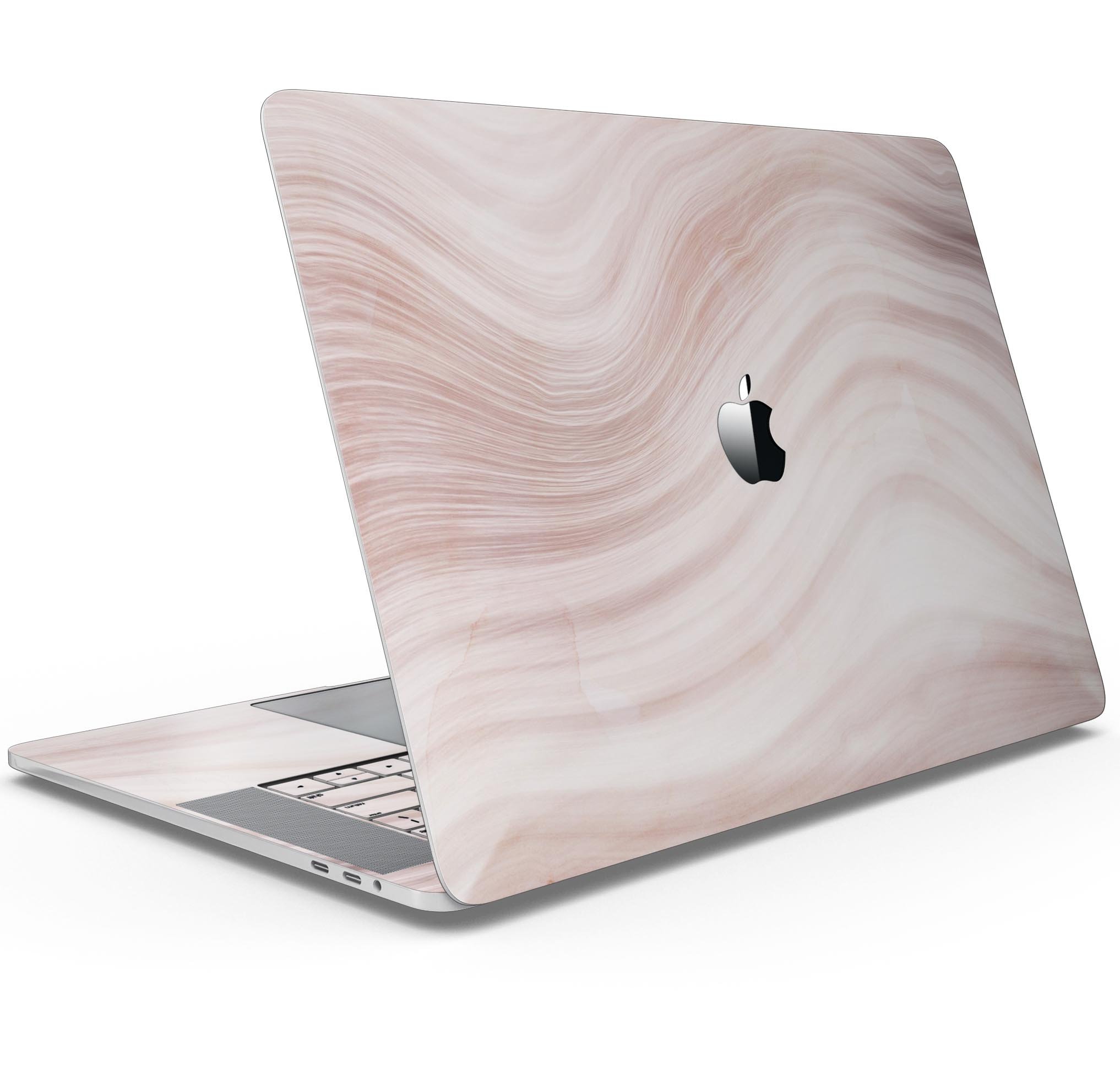 Vivid Agate Vein Slice Skin Decal Wrap Kit for MacBook, showcasing vibrant colors and a sleek design.