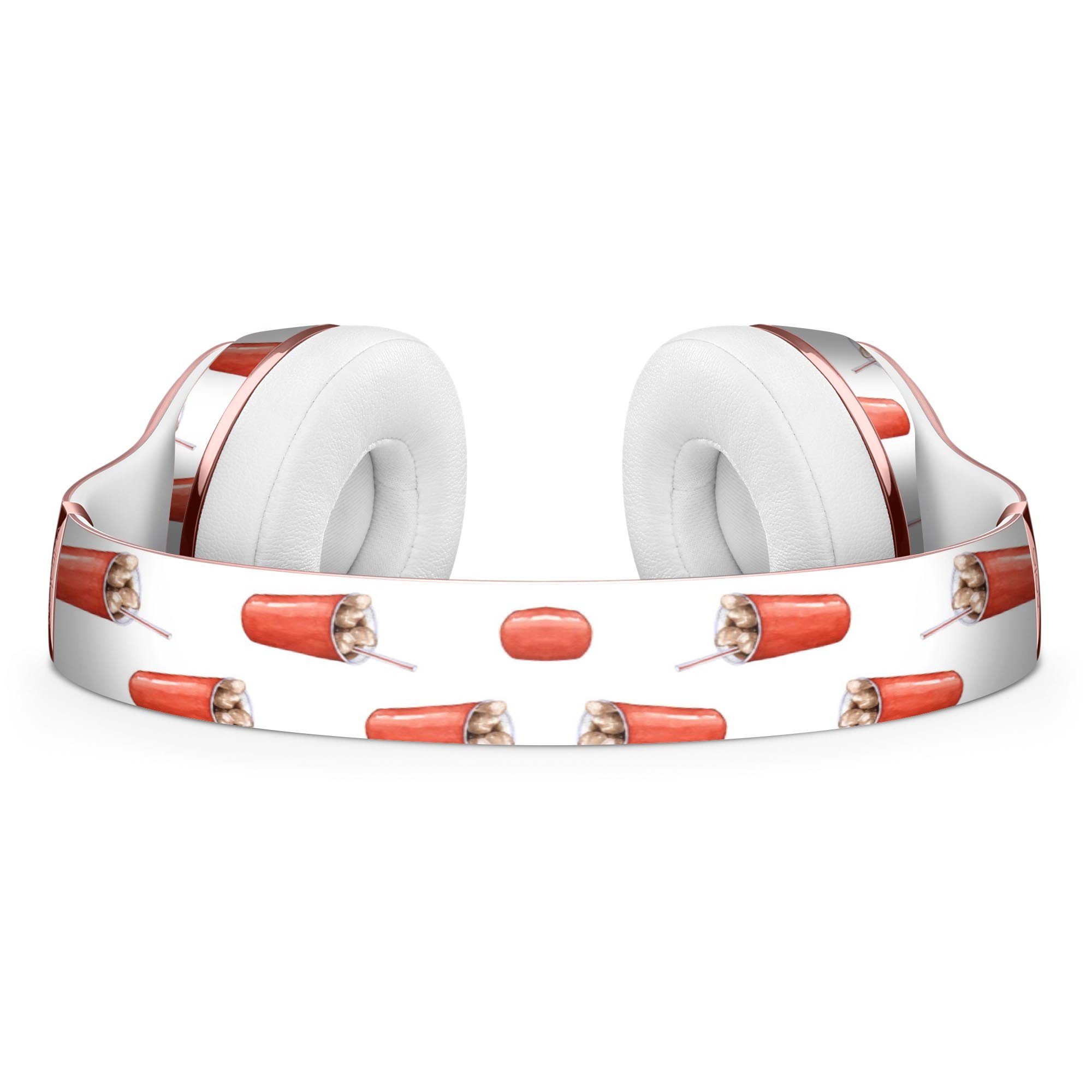 Watercolored Red Solo Cup Full-Body Skin Kit for Beats by Dre Solo 3 Wireless Headphones, showcasing vibrant colors and a sleek design.