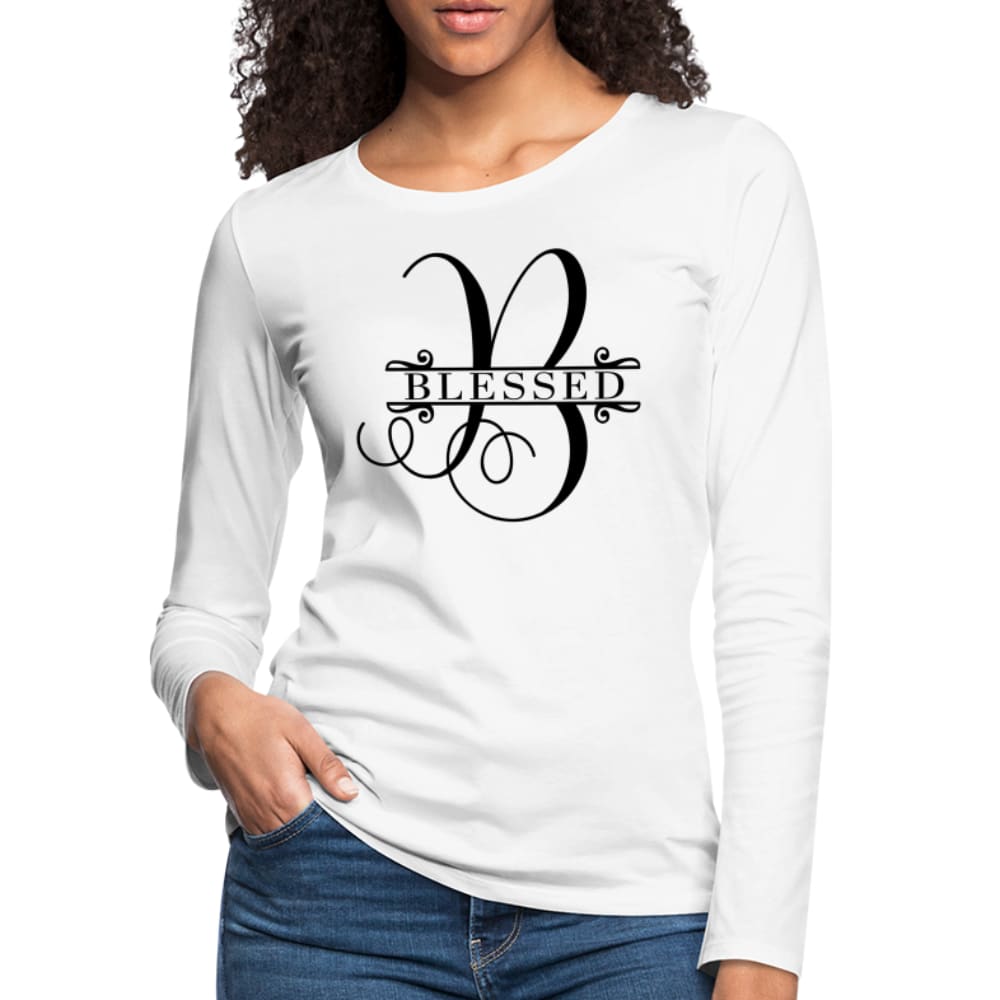 A stylish women's long sleeve tee in various colors, featuring a comfortable fit and durable construction, perfect for everyday wear.