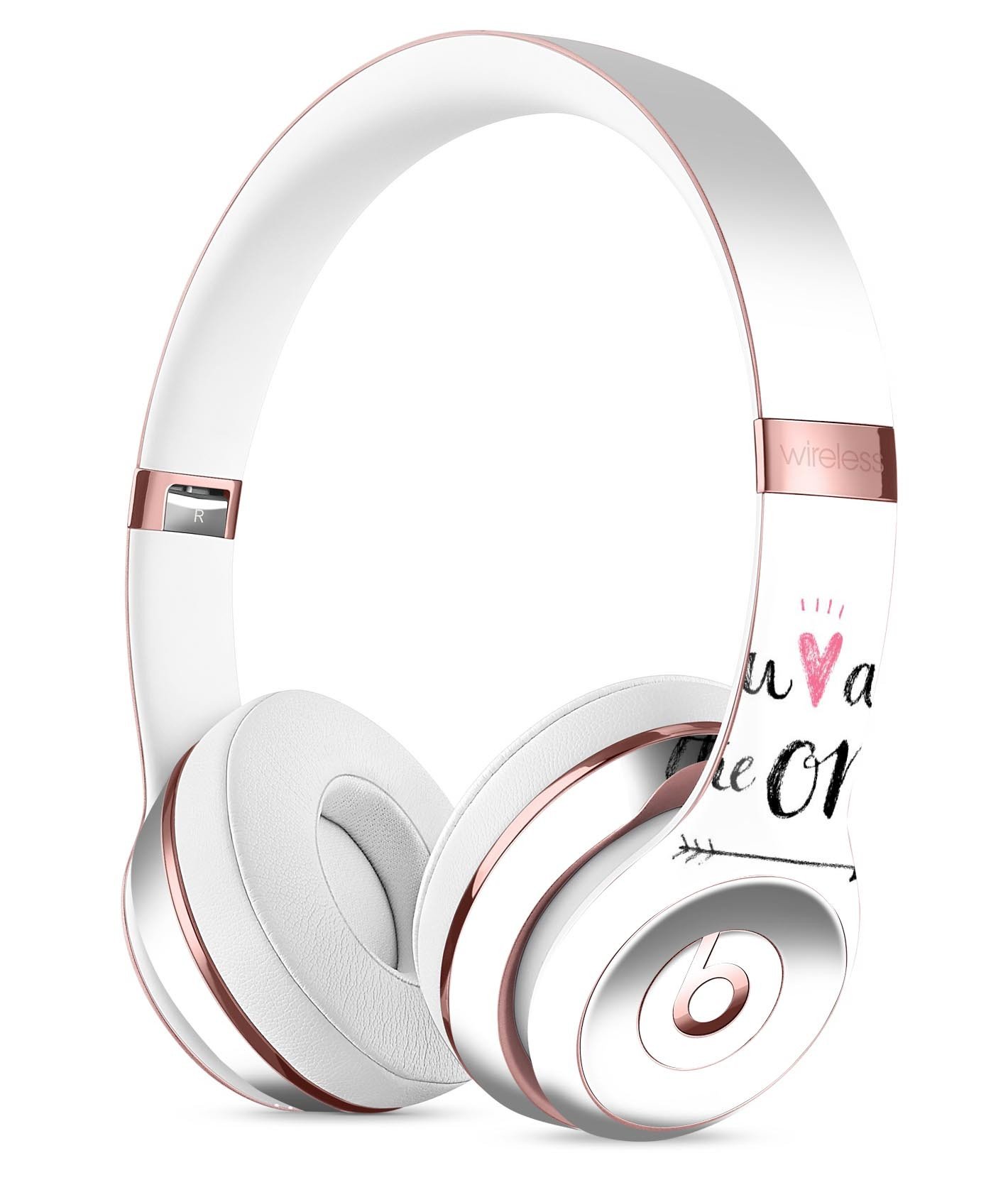 You are the One Full-Body Skin Kit for Beats by Dre Solo 3, showcasing vibrant designs and a perfect fit.