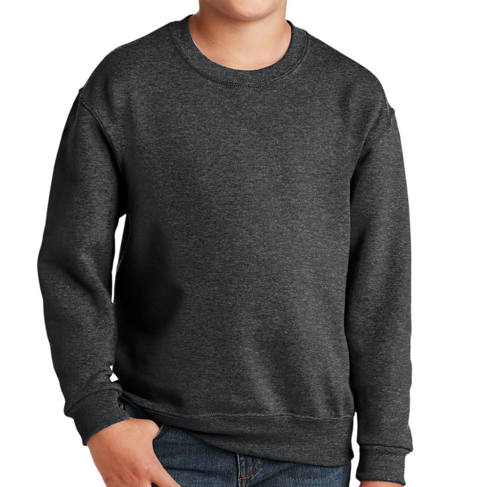 Youth Graphic Sweatshirt featuring a stylish graphic design, made from soft cotton material, perfect for casual wear.