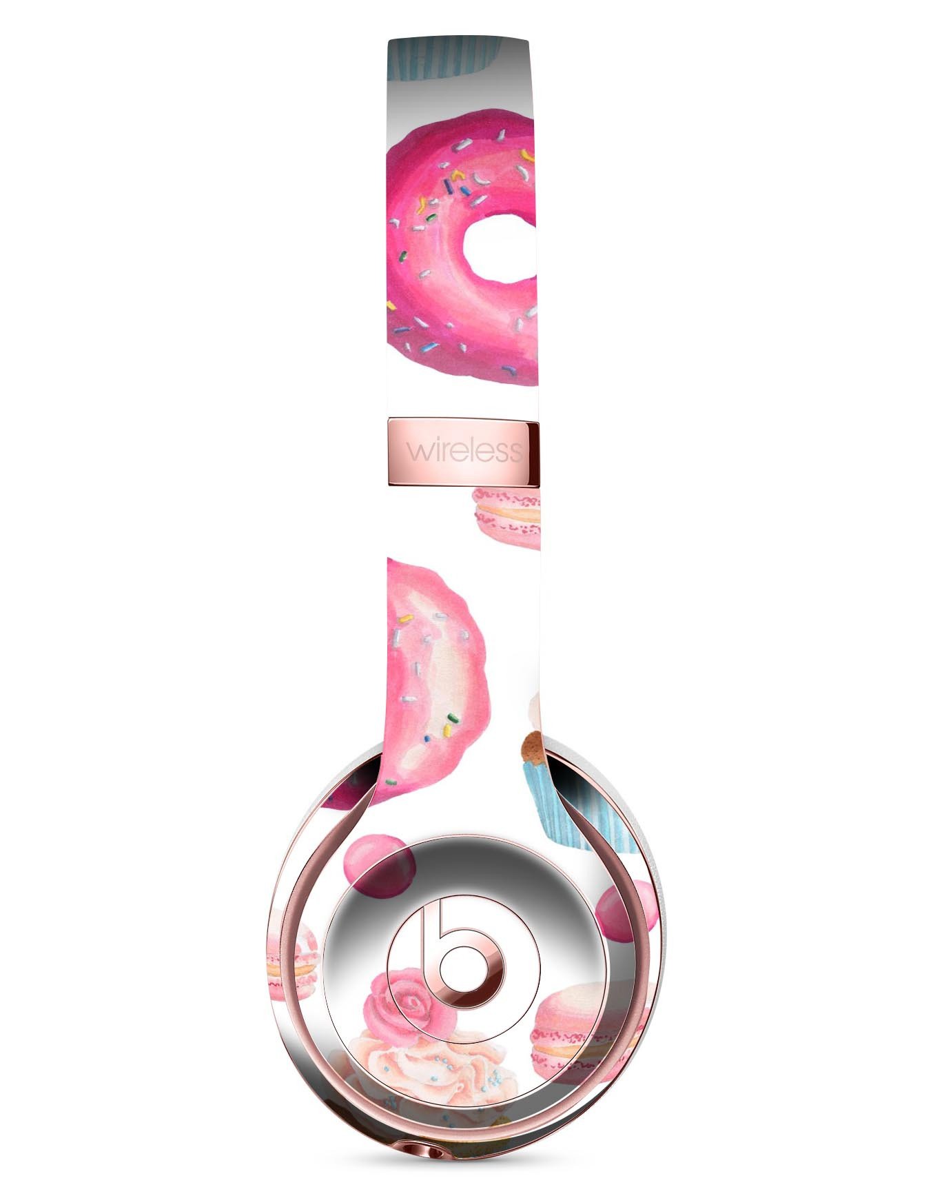 Yummy Galore Bakery Treats Skin Kit for Beats by Dre Solo 3, showcasing vibrant designs and premium vinyl material.