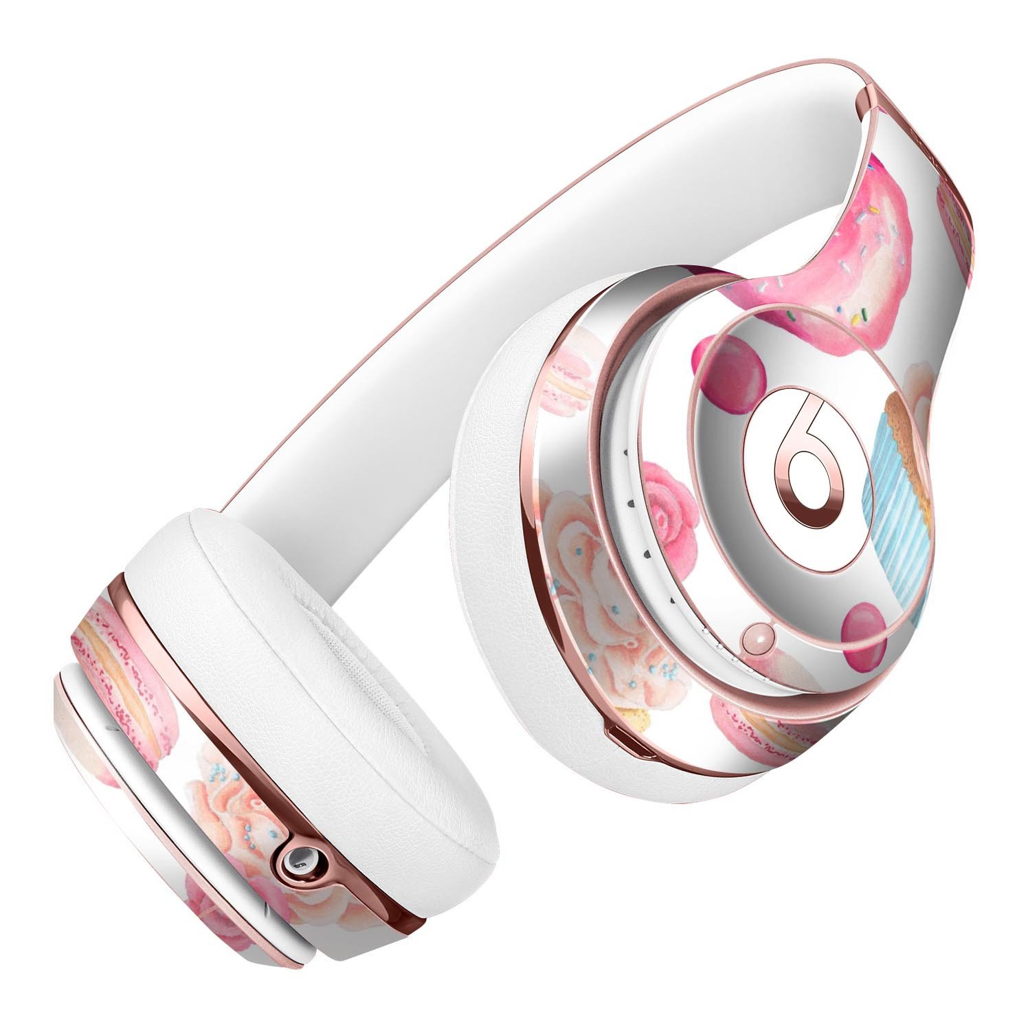 Yummy Galore Bakery Treats Skin Kit for Beats by Dre Solo 3, showcasing vibrant designs and premium vinyl material.