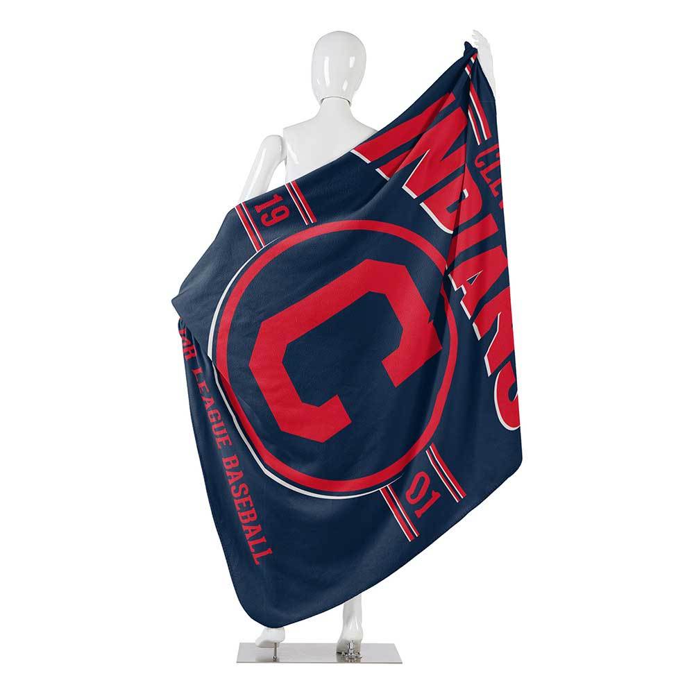 50" x 60" Northwest MLB Large Soft Fleece Throw Blanket featuring a vibrant team logo on soft fleece material.
