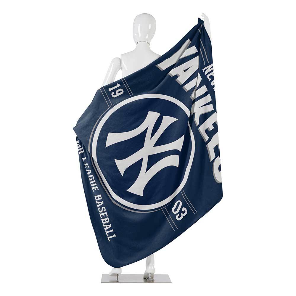 50" x 60" Northwest MLB Large Soft Fleece Throw Blanket featuring a vibrant team logo on soft fleece material.