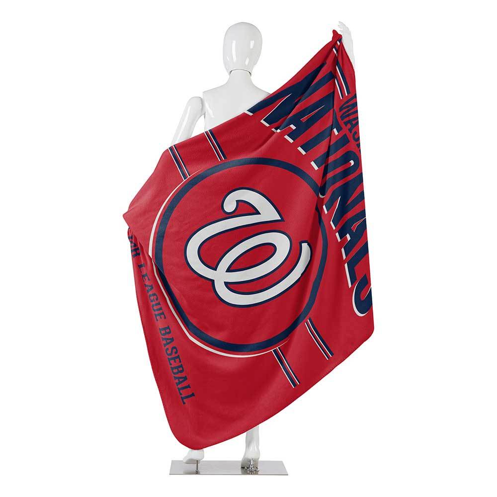 50" x 60" Northwest MLB Large Soft Fleece Throw Blanket featuring a vibrant team logo on soft fleece material.