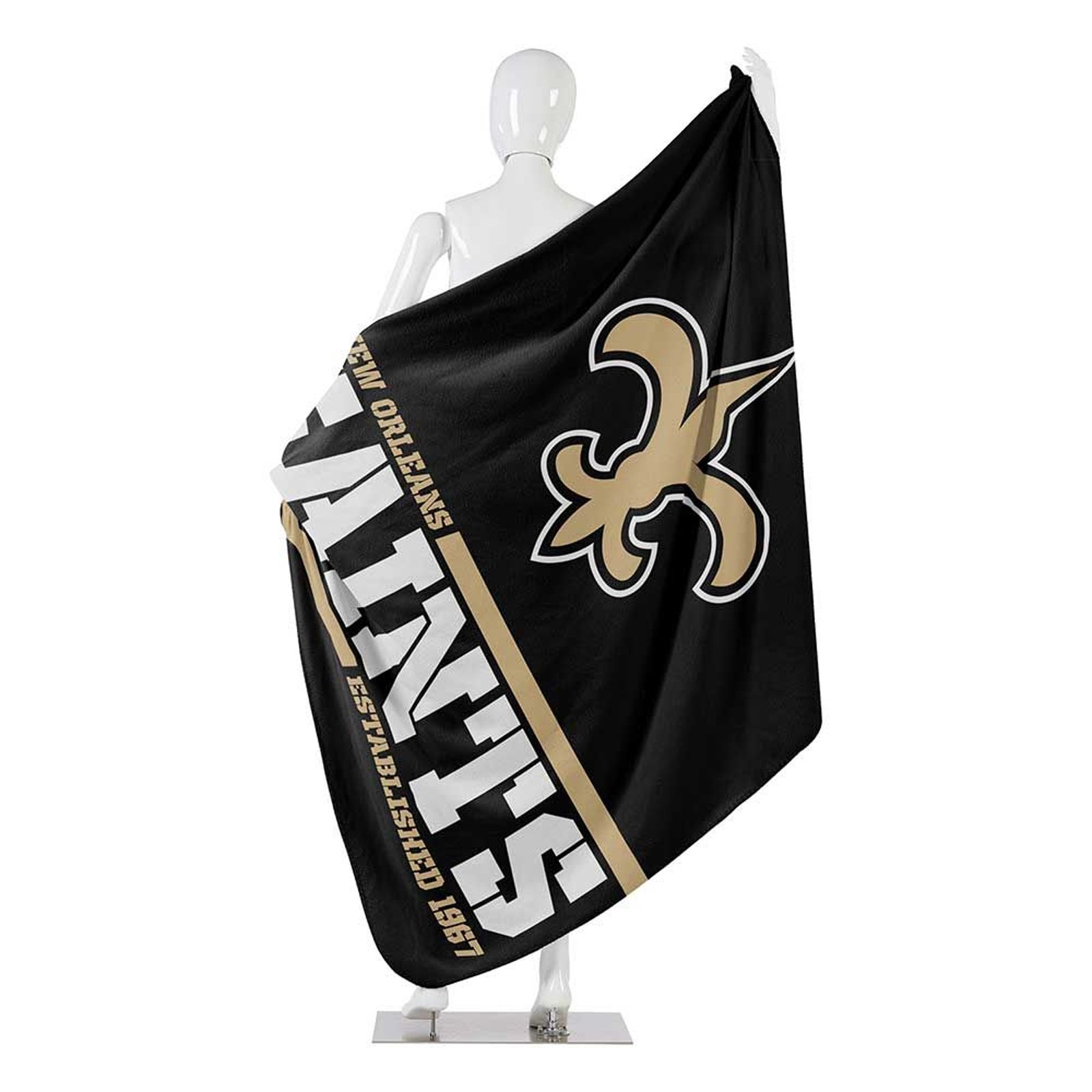50" X 60" Northwest NFL Large Soft Fleece Throw Blanket featuring vibrant team logo on soft fleece material.