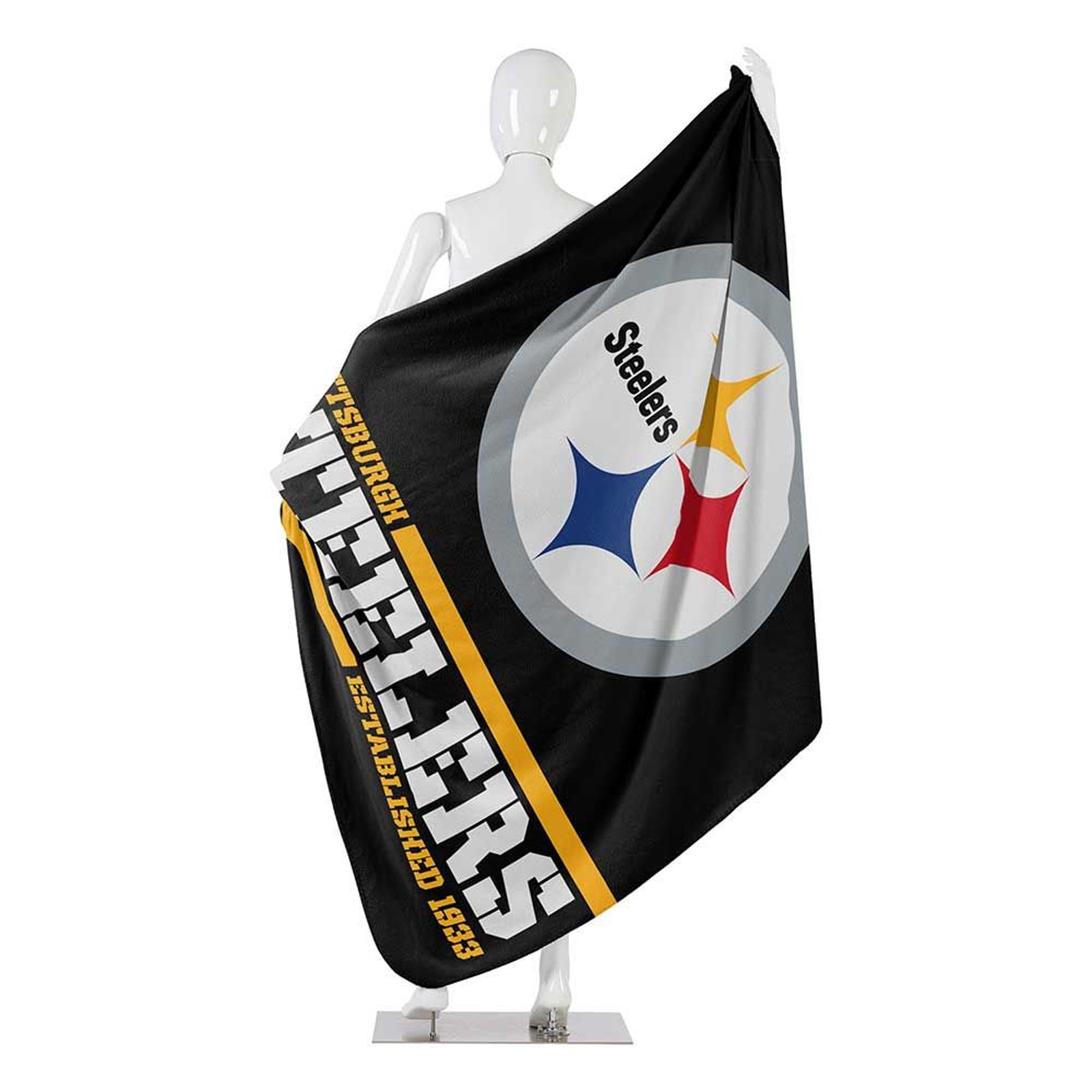 50" X 60" Northwest NFL Large Soft Fleece Throw Blanket featuring vibrant team logo on soft fleece material.