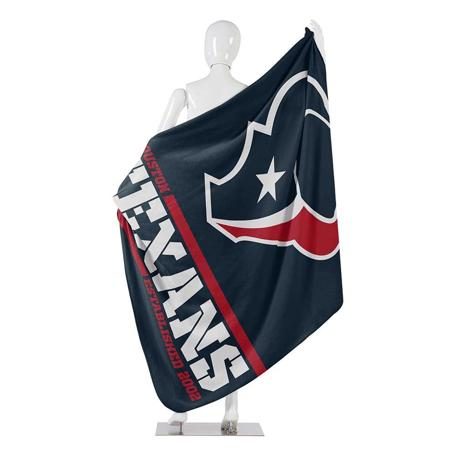 50" X 60" Northwest NFL Large Soft Fleece Throw Blanket featuring vibrant team logo on soft fleece material.