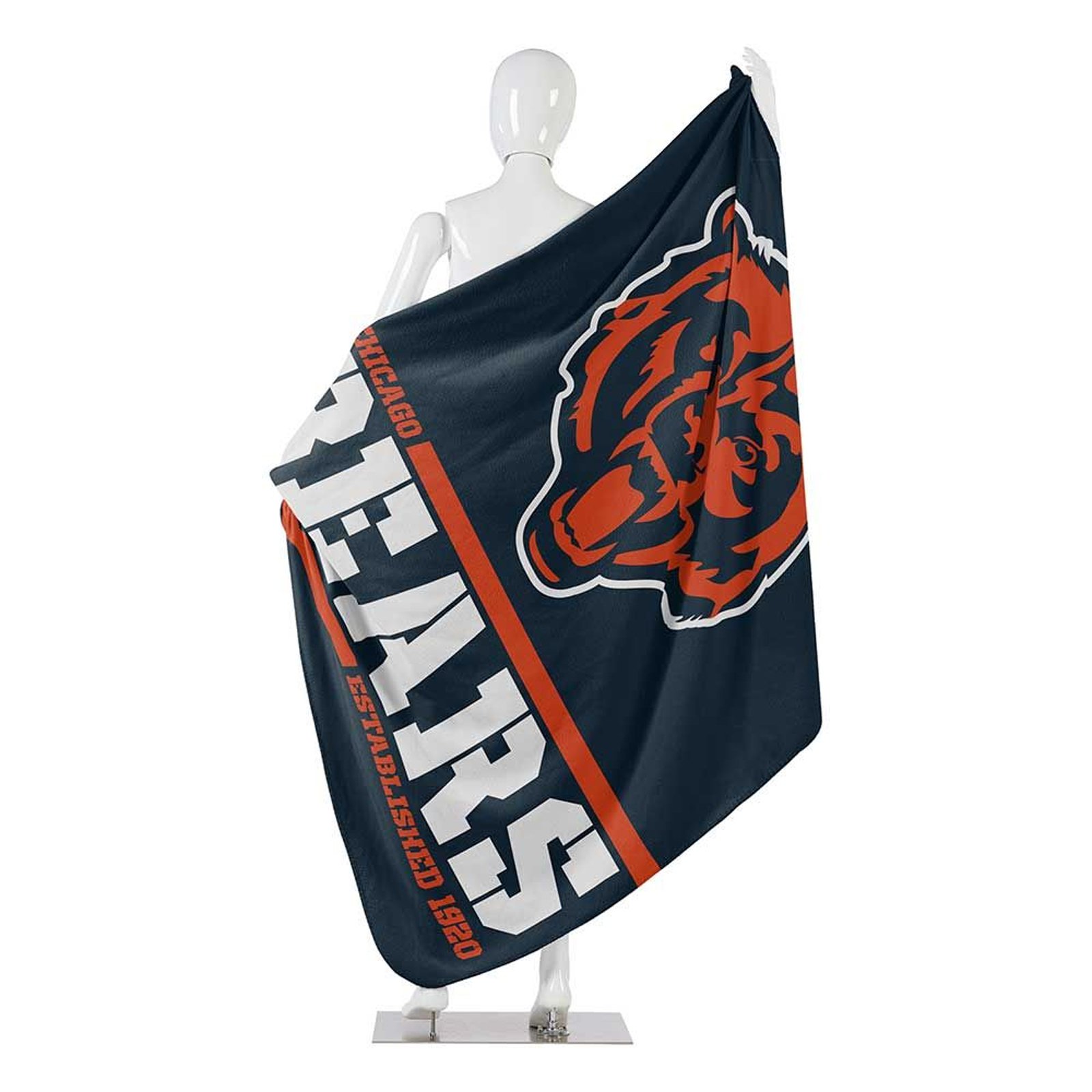 50" X 60" Northwest NFL Large Soft Fleece Throw Blanket featuring vibrant team logo on soft fleece material.