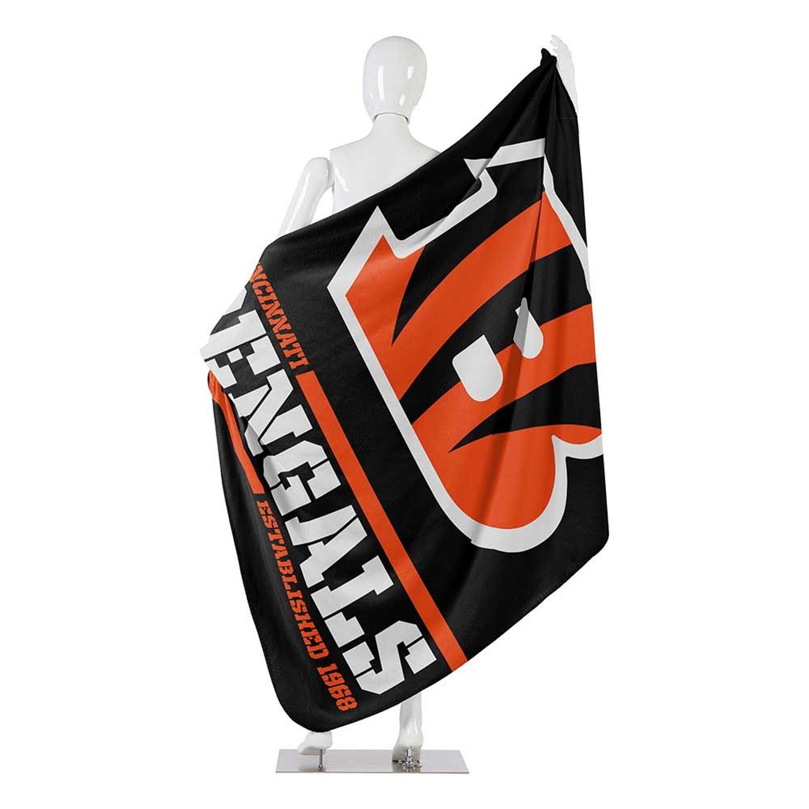 50" X 60" Northwest NFL Large Soft Fleece Throw Blanket featuring vibrant team logo on soft fleece material.