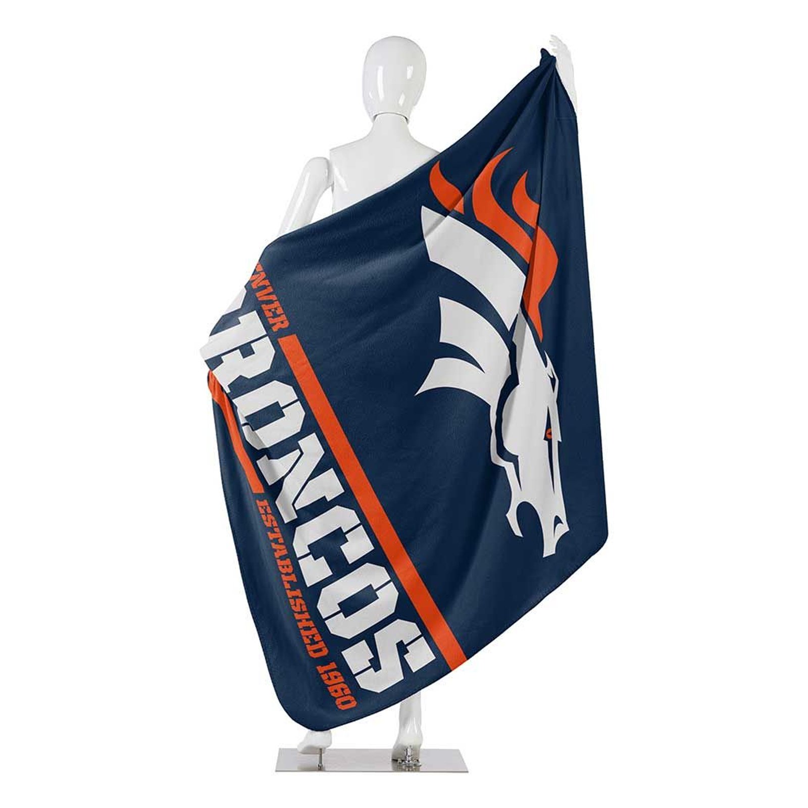 50" X 60" Northwest NFL Large Soft Fleece Throw Blanket featuring vibrant team logo on soft fleece material.