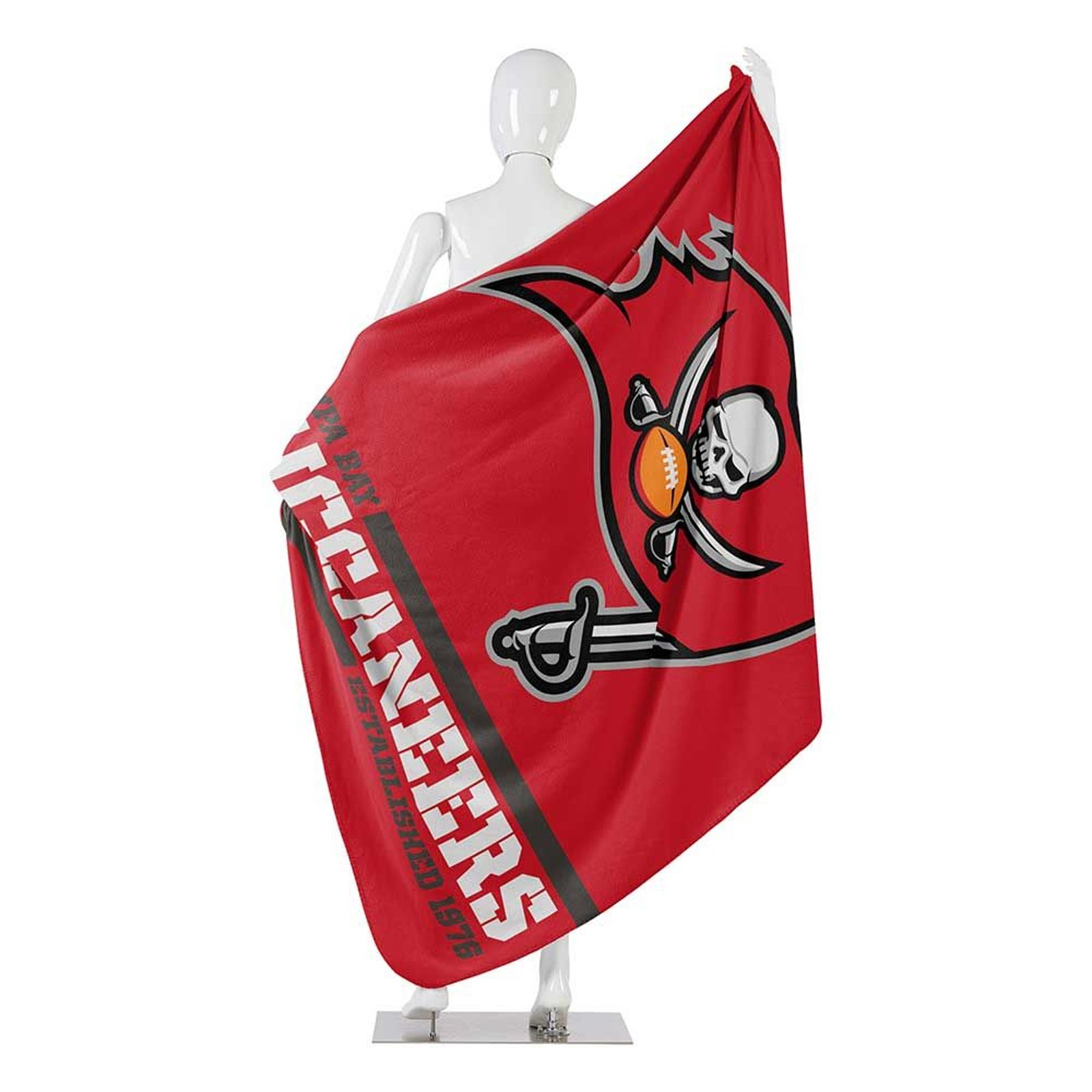 50" X 60" Northwest NFL Large Soft Fleece Throw Blanket featuring vibrant team logo on soft fleece material.