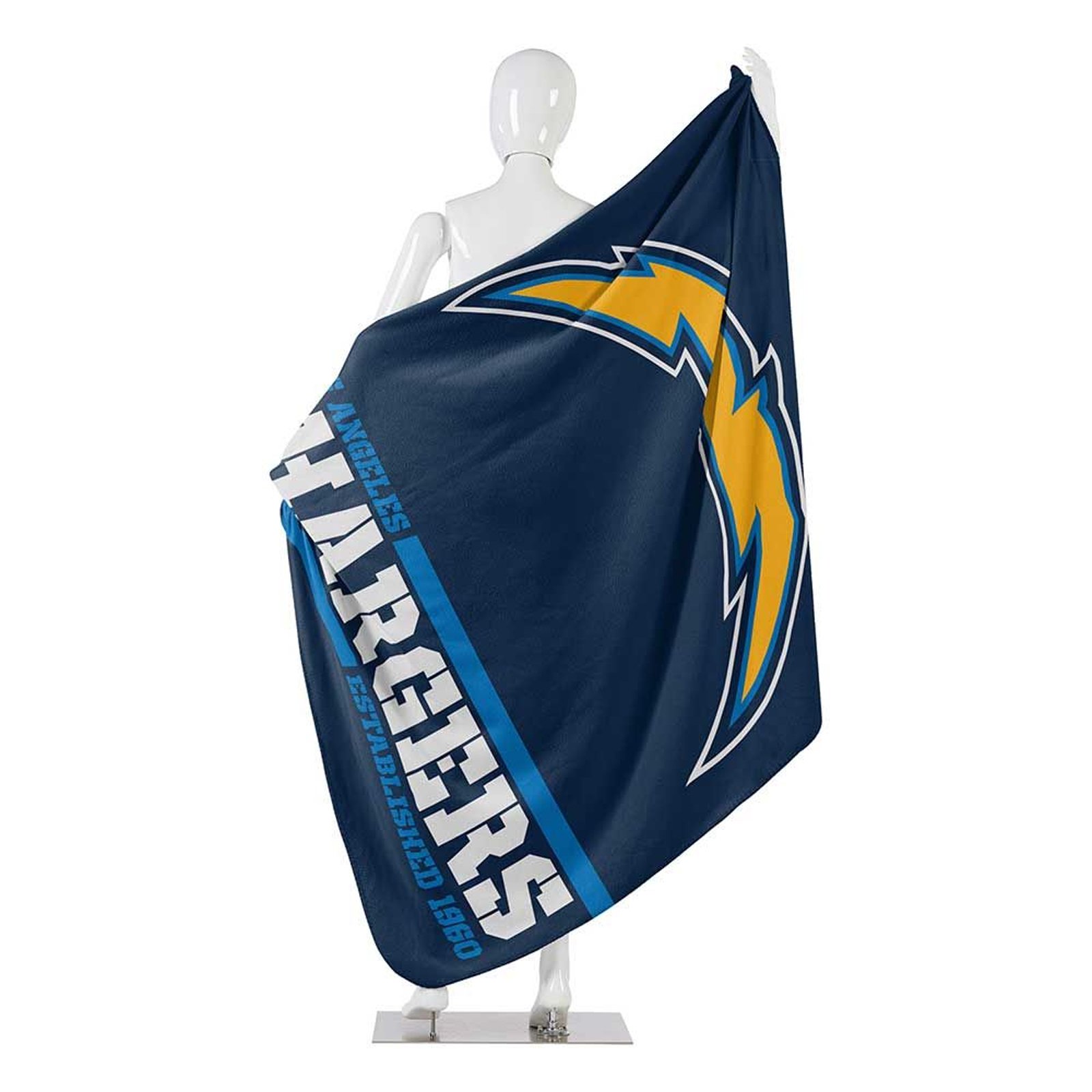 50" X 60" Northwest NFL Large Soft Fleece Throw Blanket featuring vibrant team logo on soft fleece material.