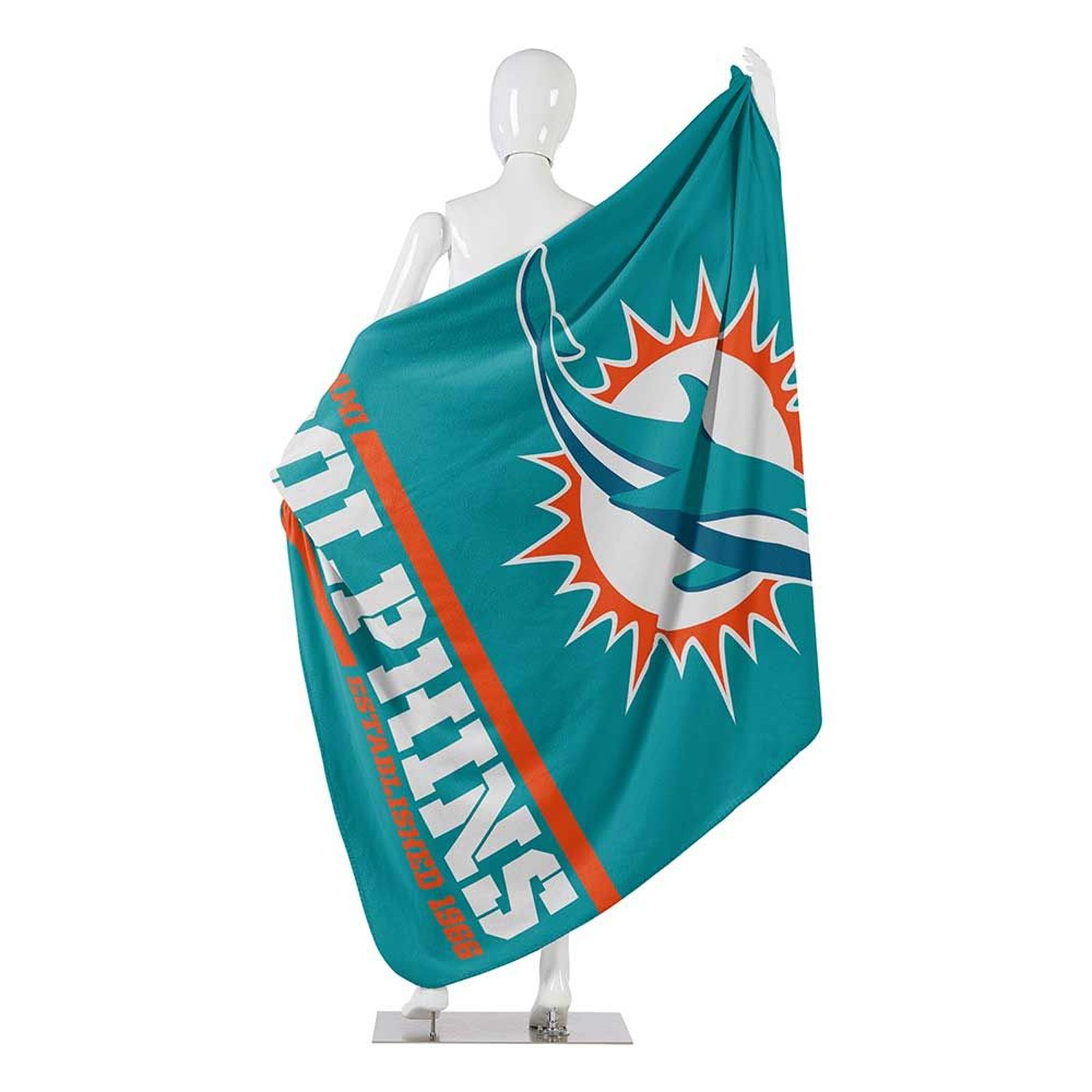 50" X 60" Northwest NFL Large Soft Fleece Throw Blanket featuring vibrant team logo on soft fleece material.