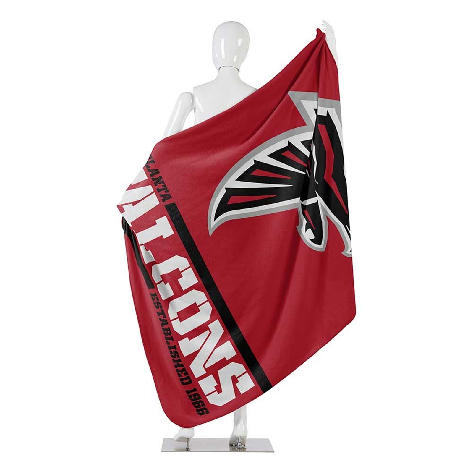 50" X 60" Northwest NFL Large Soft Fleece Throw Blanket featuring vibrant team logo on soft fleece material.