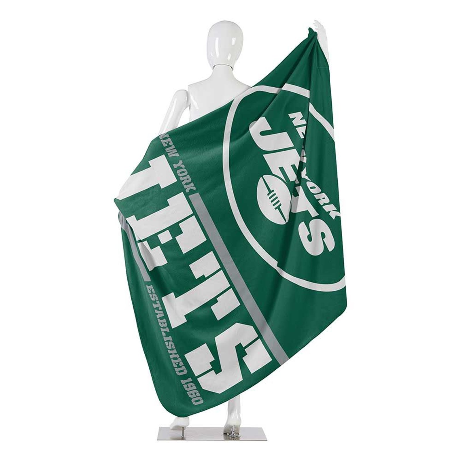 50" X 60" Northwest NFL Large Soft Fleece Throw Blanket featuring vibrant team logo on soft fleece material.