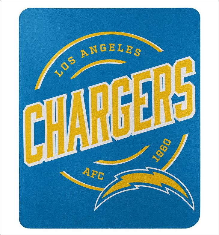 50" X 60" Northwest NFL Large Soft Fleece Throw Blanket featuring vibrant team logo on soft fleece material.