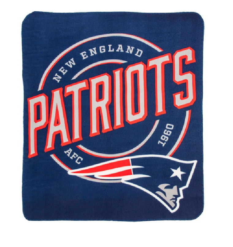 50" X 60" Northwest NFL Large Soft Fleece Throw Blanket featuring vibrant team logo on soft fleece material.
