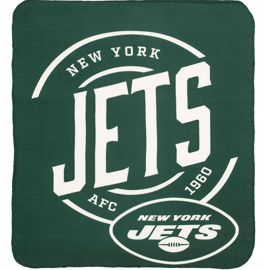 50" X 60" Northwest NFL Large Soft Fleece Throw Blanket featuring vibrant team logo on soft fleece material.