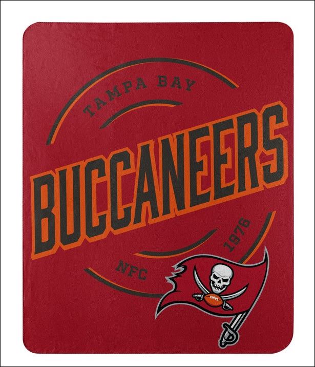 50" X 60" Northwest NFL Large Soft Fleece Throw Blanket featuring vibrant team logo on soft fleece material.