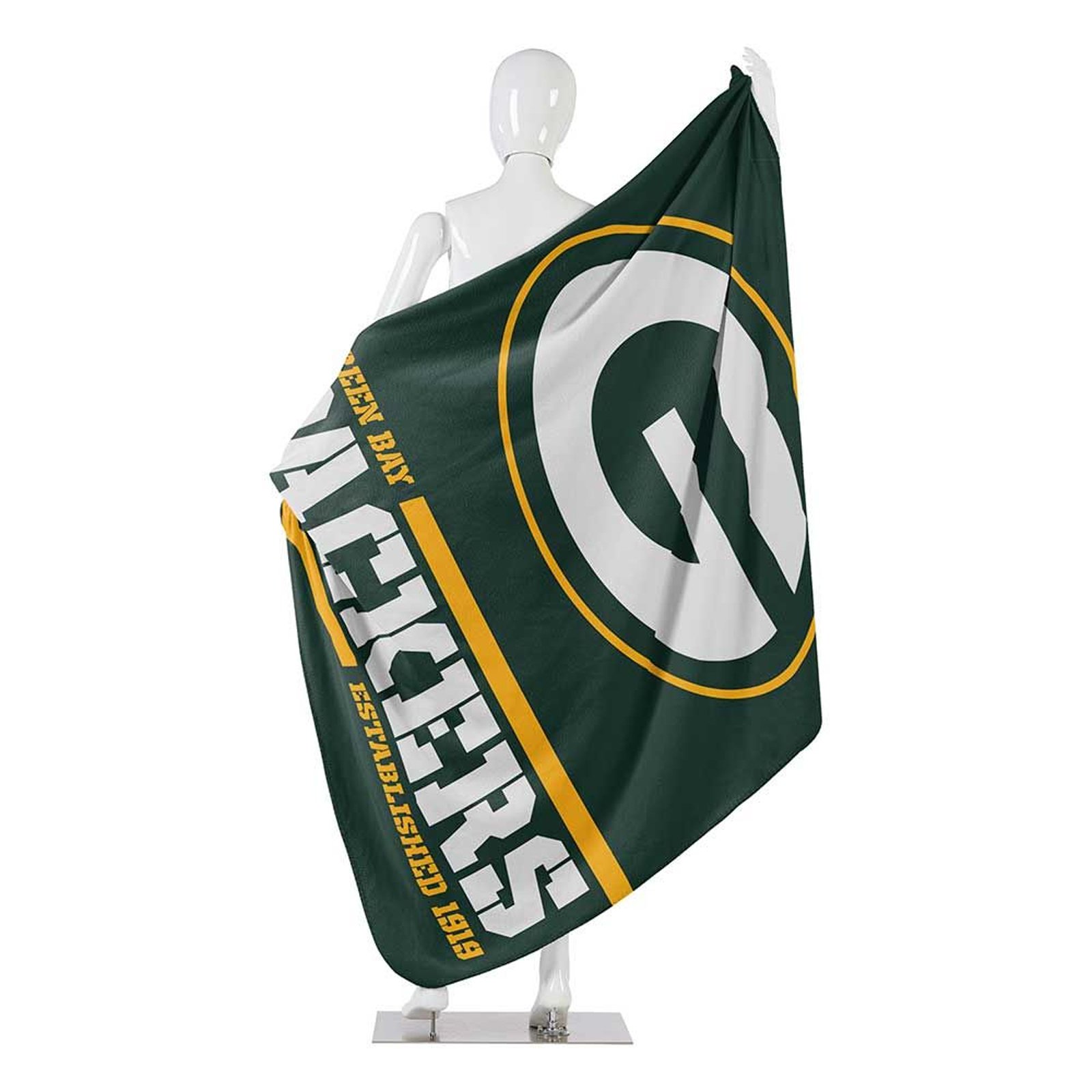 50" X 60" Northwest NFL Large Soft Fleece Throw Blanket featuring vibrant team logo on soft fleece material.