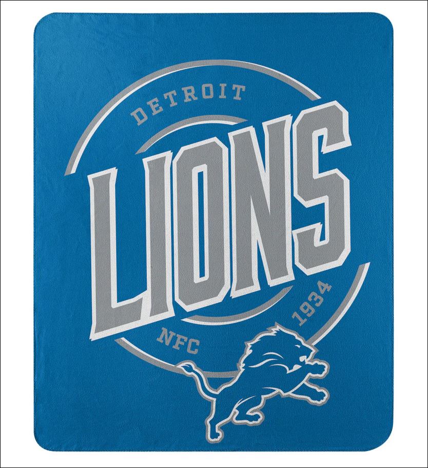 50" X 60" Northwest NFL Large Soft Fleece Throw Blanket featuring vibrant team logo on soft fleece material.