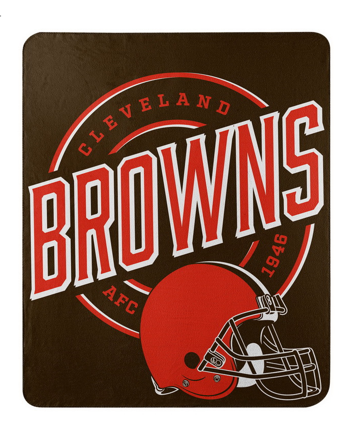 50" X 60" Northwest NFL Large Soft Fleece Throw Blanket featuring vibrant team logo on soft fleece material.