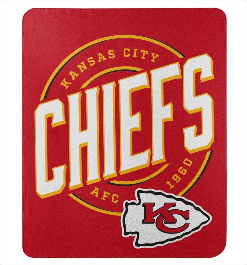 50" X 60" Northwest NFL Large Soft Fleece Throw Blanket featuring vibrant team logo on soft fleece material.