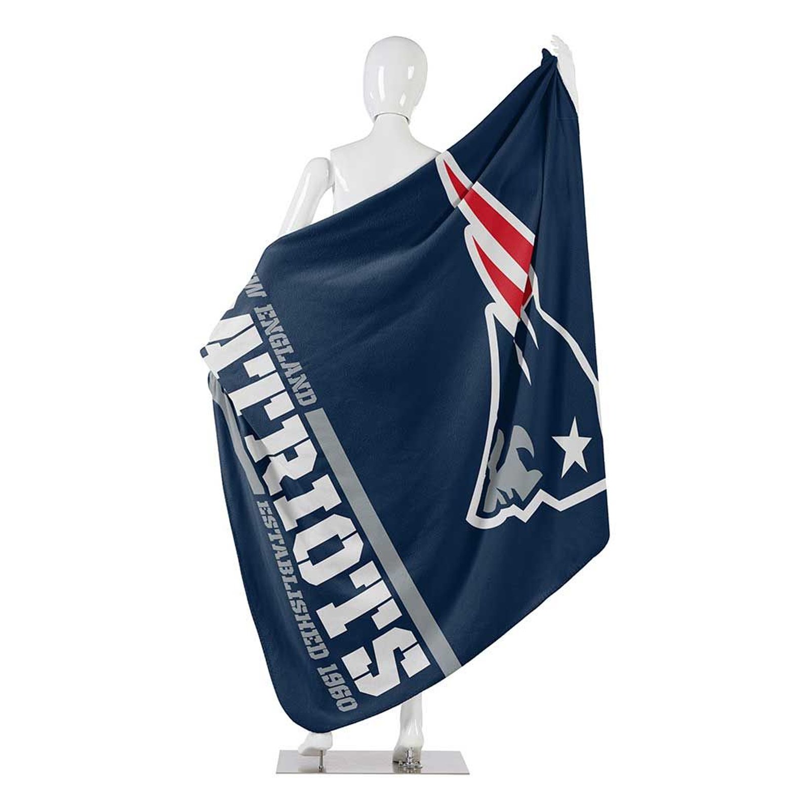 50" X 60" Northwest NFL Large Soft Fleece Throw Blanket featuring vibrant team logo on soft fleece material.