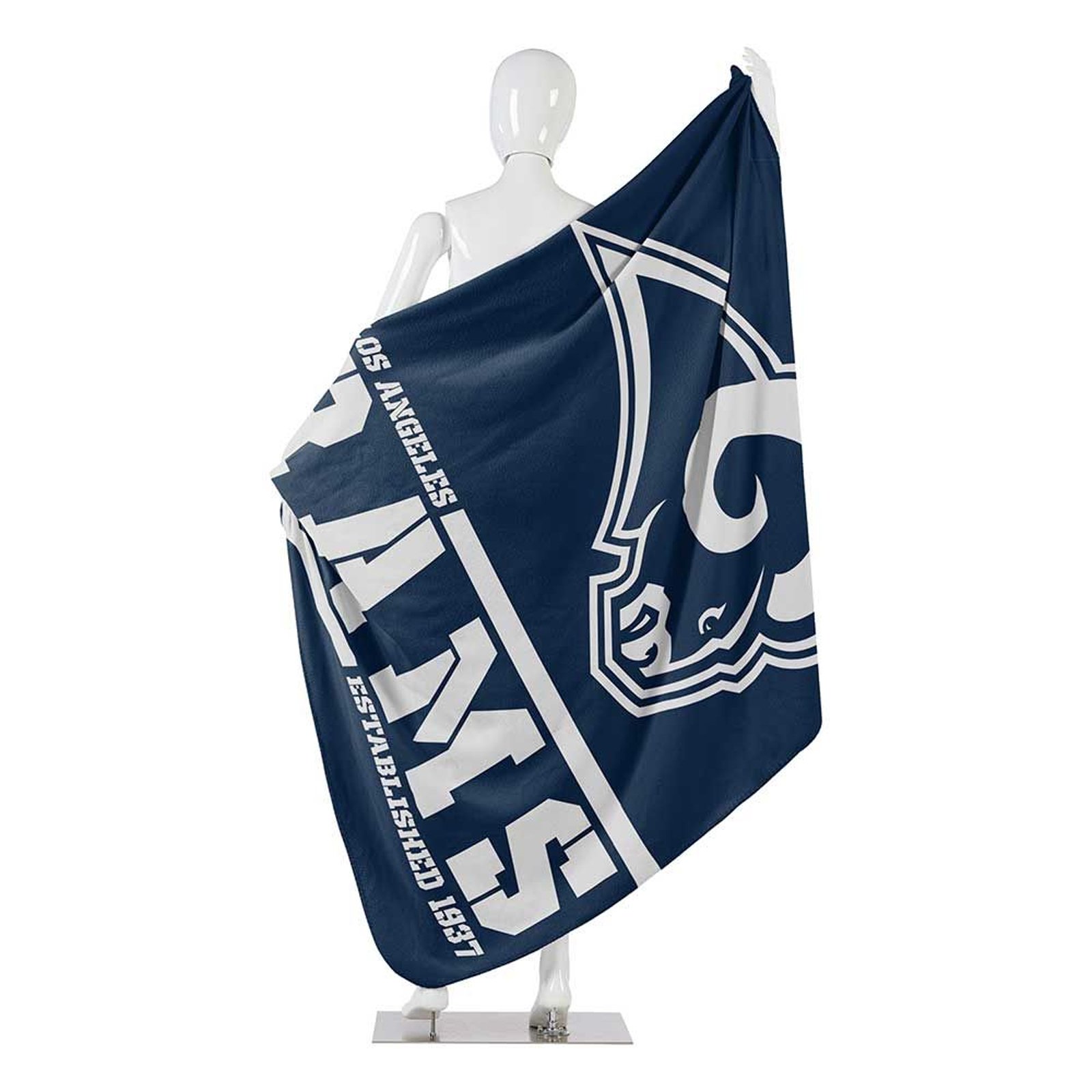 50" X 60" Northwest NFL Large Soft Fleece Throw Blanket featuring vibrant team logo on soft fleece material.