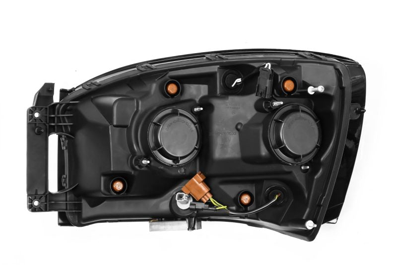 AlphaRex PRO-Series Projector Headlights for 2006-2008 Dodge Ram 1500HD, featuring a sleek plank style design.