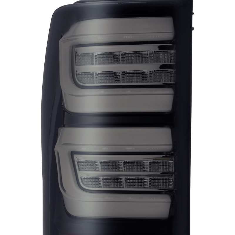 AlphaRex PRO-Series LED Tail Lights for 2007-2013 Toyota Tundra in jet black finish, showcasing modern design and enhanced visibility.