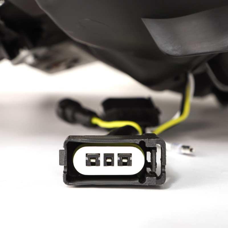 AlphaRex NOVA LED projector headlights for 2011-2016 Ford F-350, featuring Ice Cube 3D projector technology and sleek plank design.