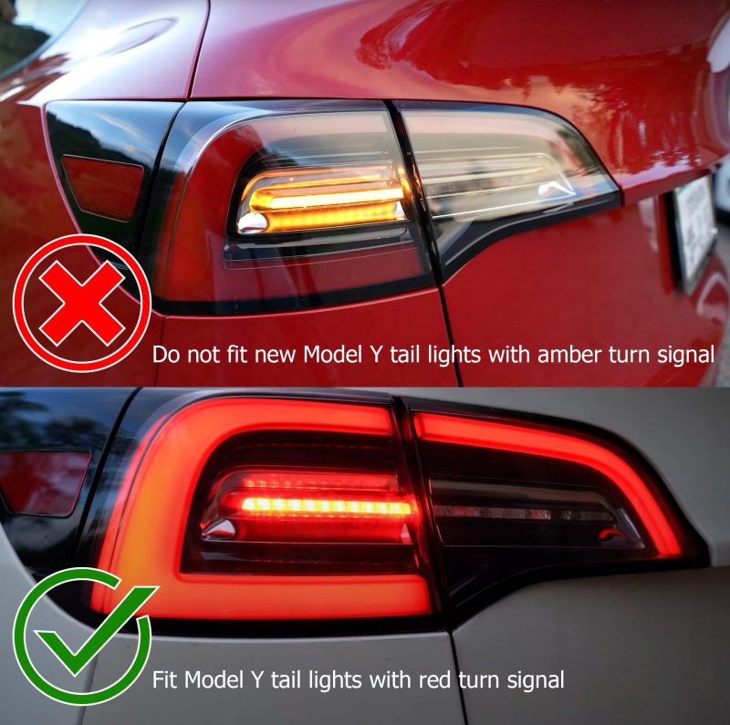 AlphaRex PRO-Series LED Tail Lights for Tesla Model 3 in jet black, showcasing sleek design and advanced LED technology.