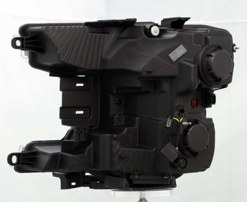 AlphaRex NOVA LED projector headlights for 2018-2019 Ford F-150, featuring a sleek plank style design and advanced LED technology.