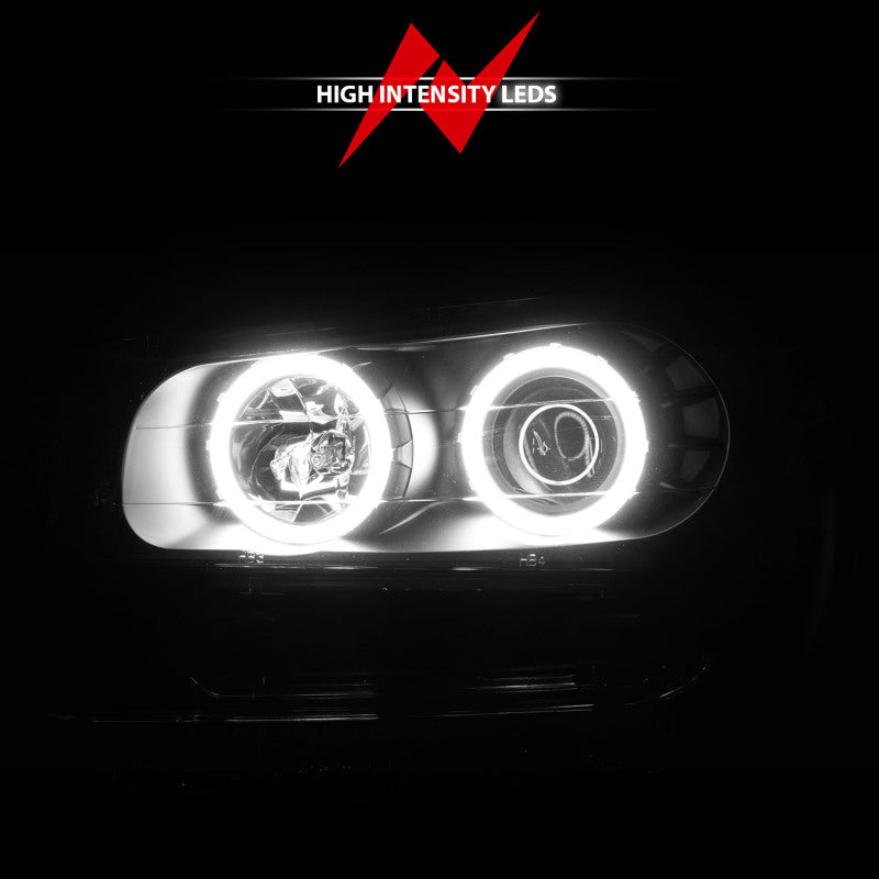 ANZO projector headlights for 2002-2009 Chevrolet Trailblazer, showcasing modern design and superior illumination.