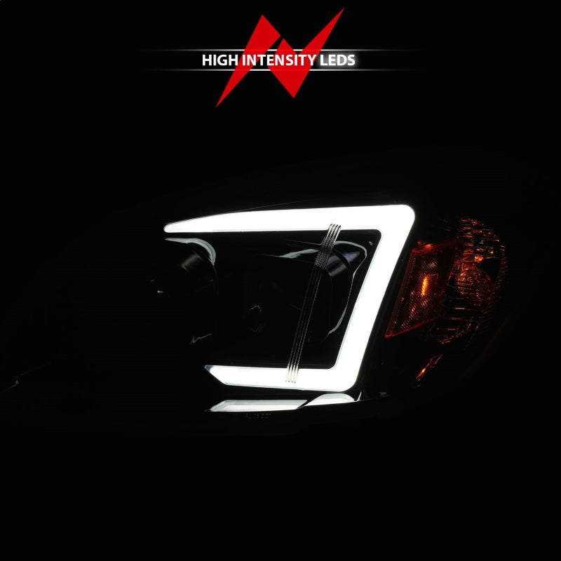 ANZO LED projector headlights for Chevrolet Cobalt and Pontiac G5, showcasing modern design and powerful light output.